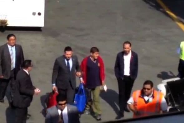 Juan siempre estuvo rodeado de numerosos elementos de seguridad.