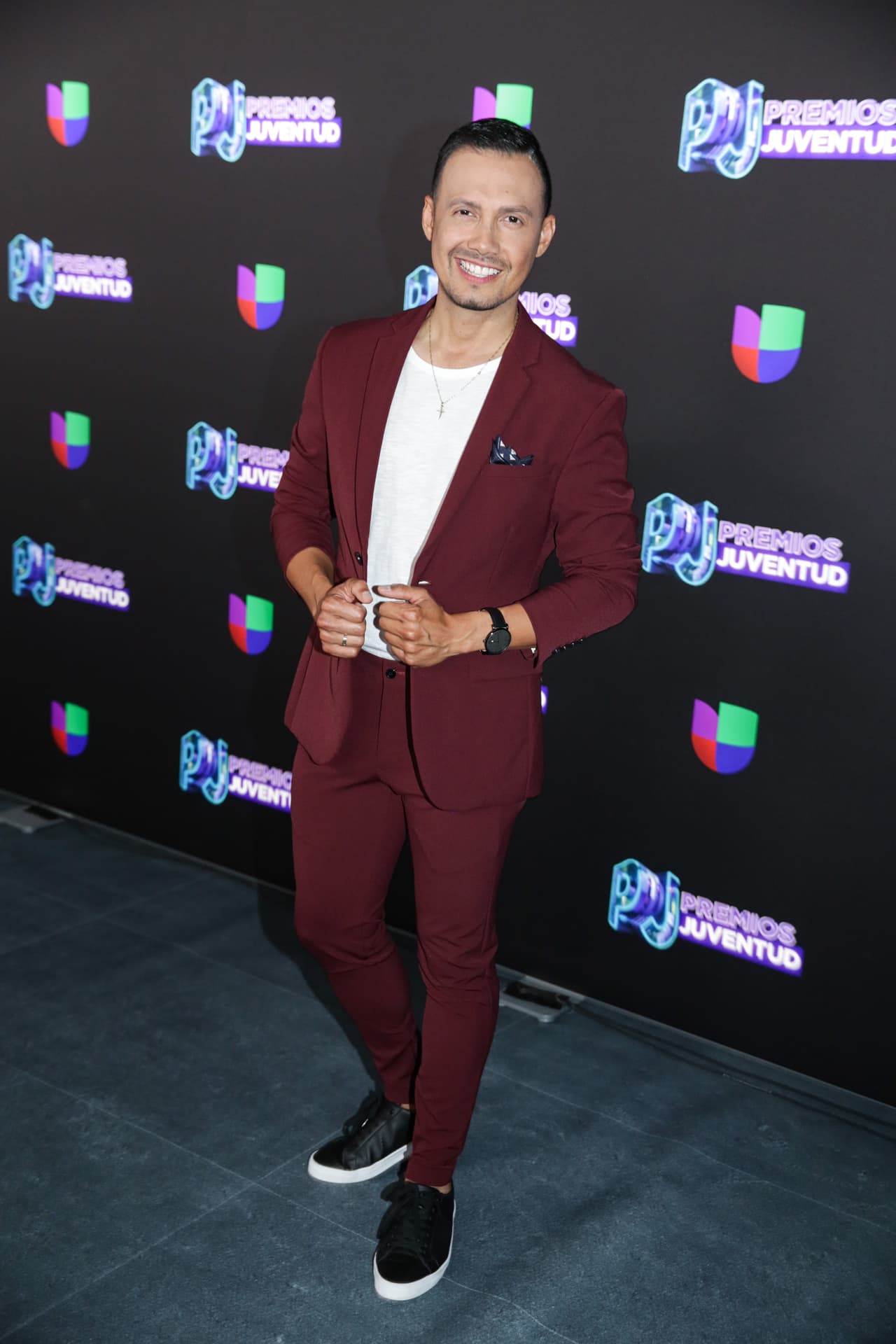 Luis Sandoval, el reportero de Despierta América también se dio cita en los PJ.