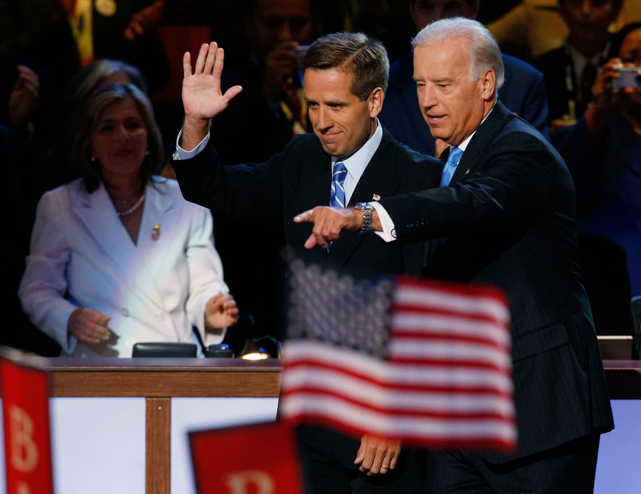 Joseph “Beau” Biden III (en la foto junto a Joe Biden) falleció de un tumor cerebral en mayo de 2015.