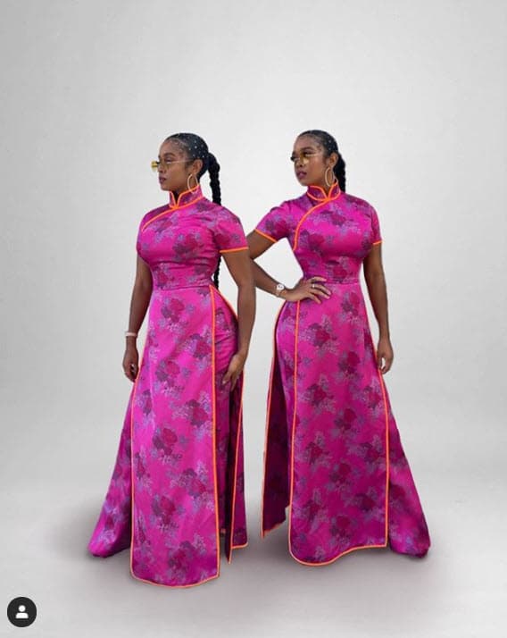 La cantante H.E.R. eligió un estilo oriental con un vestido de Vera Wang.