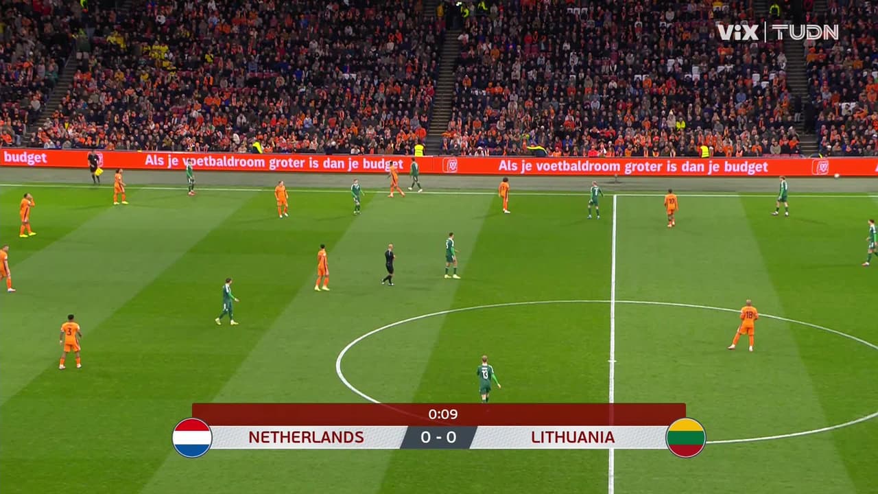¡EN VIVO! Países Bajos vs. Lituania Qualifiers UEFA AQUÍ