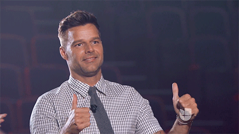 Que Ricky te dé un THUMBS UP...#LifeGoals