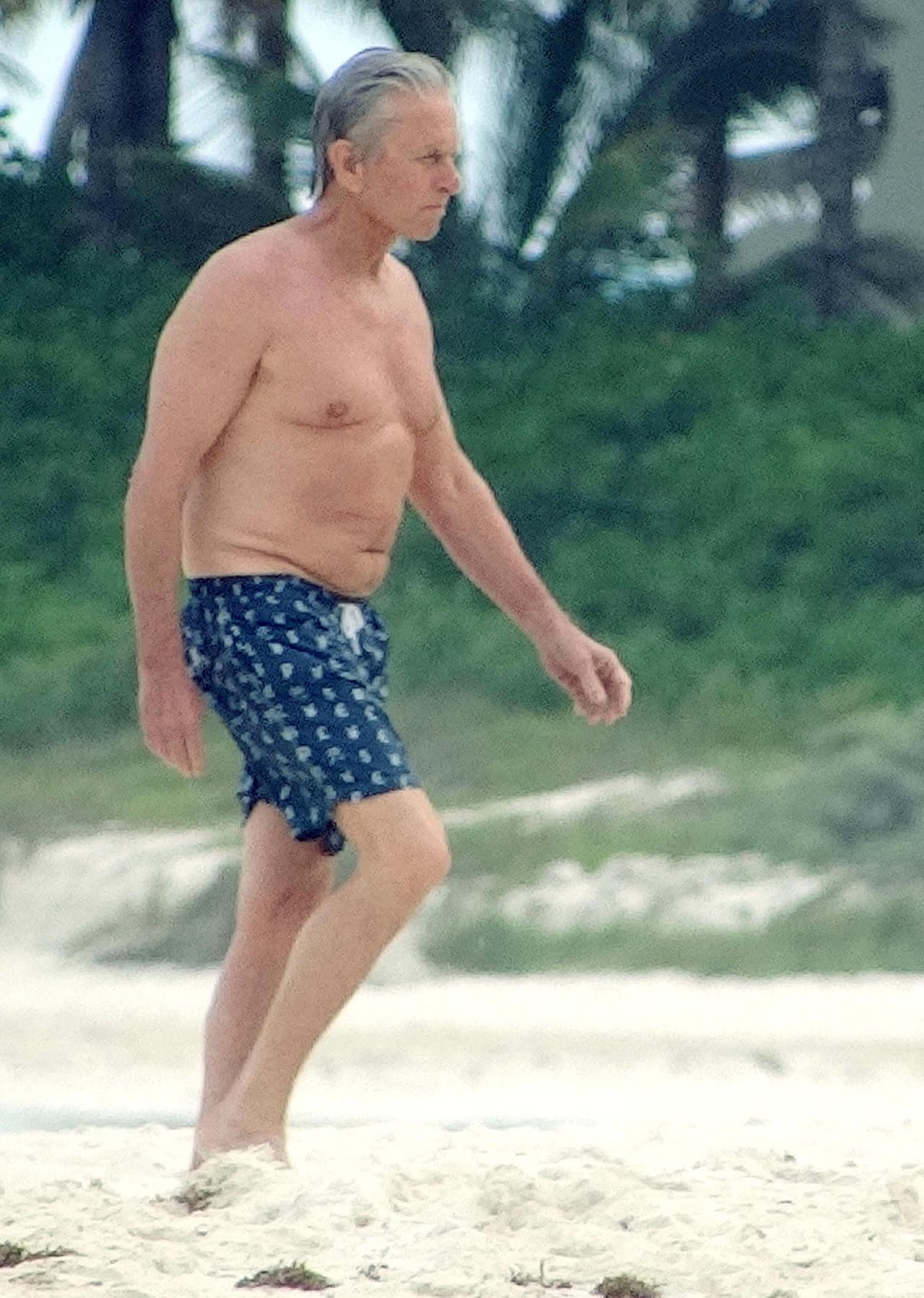 El actor está de vacaciones en Cancún, México.