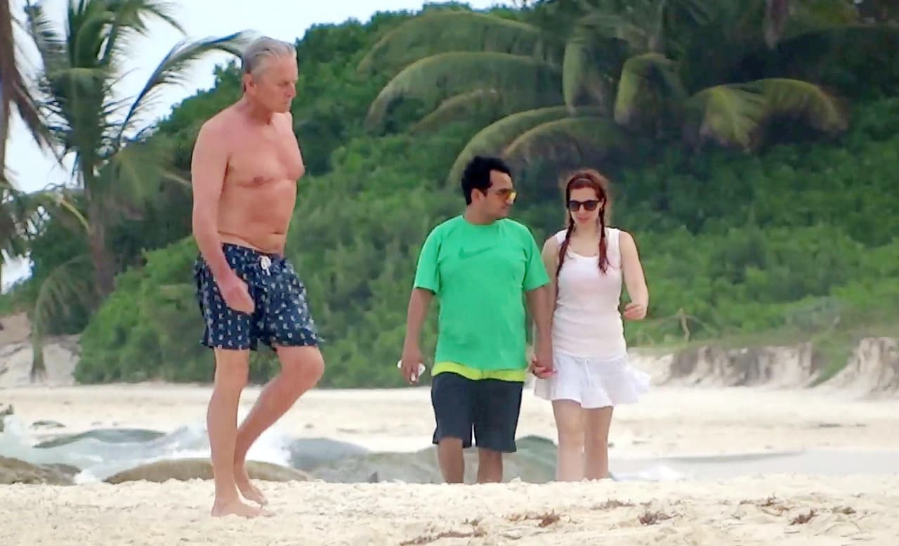 El actor está de vacaciones en Cancún, México.