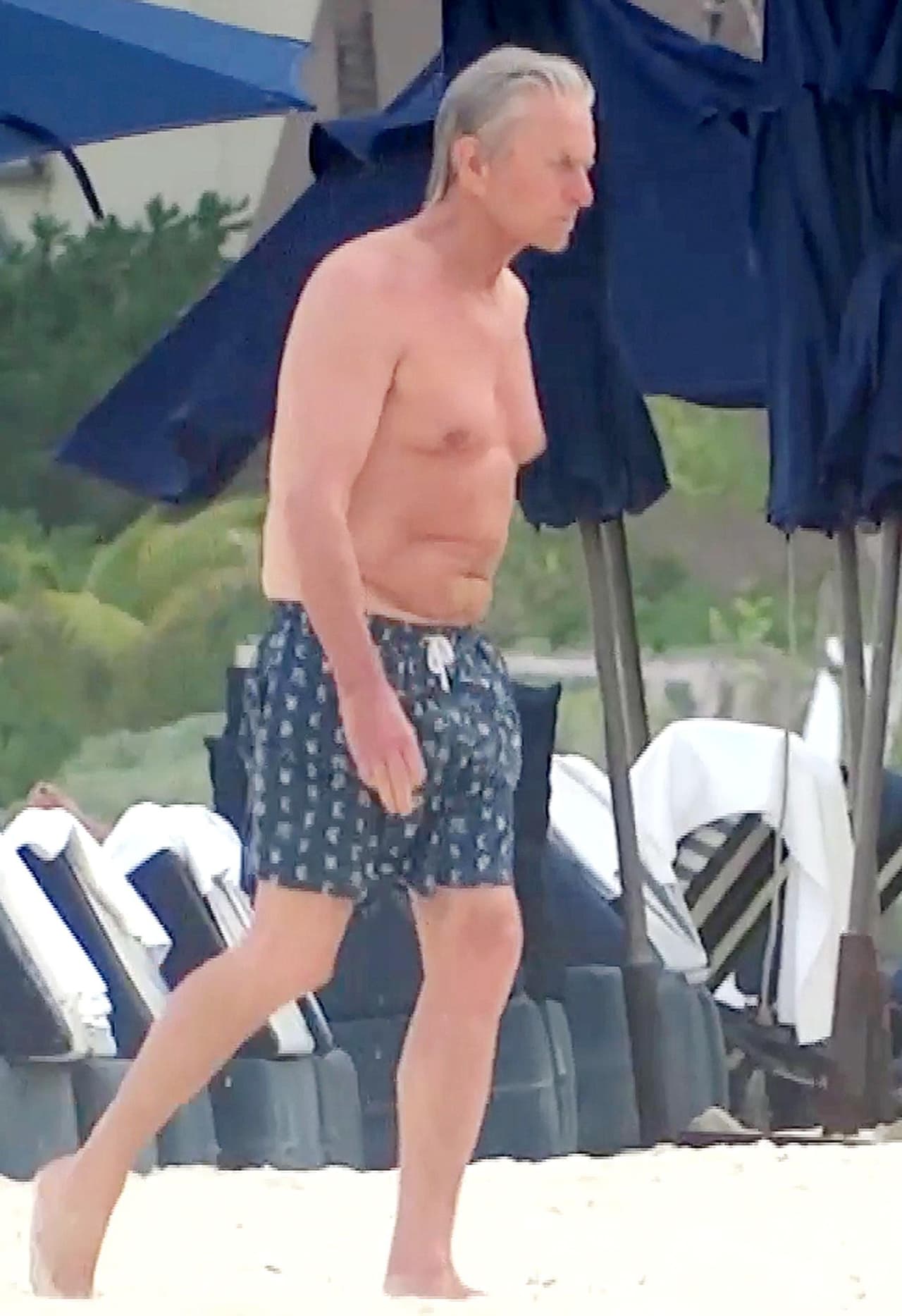 El actor está de vacaciones en Cancún, México.