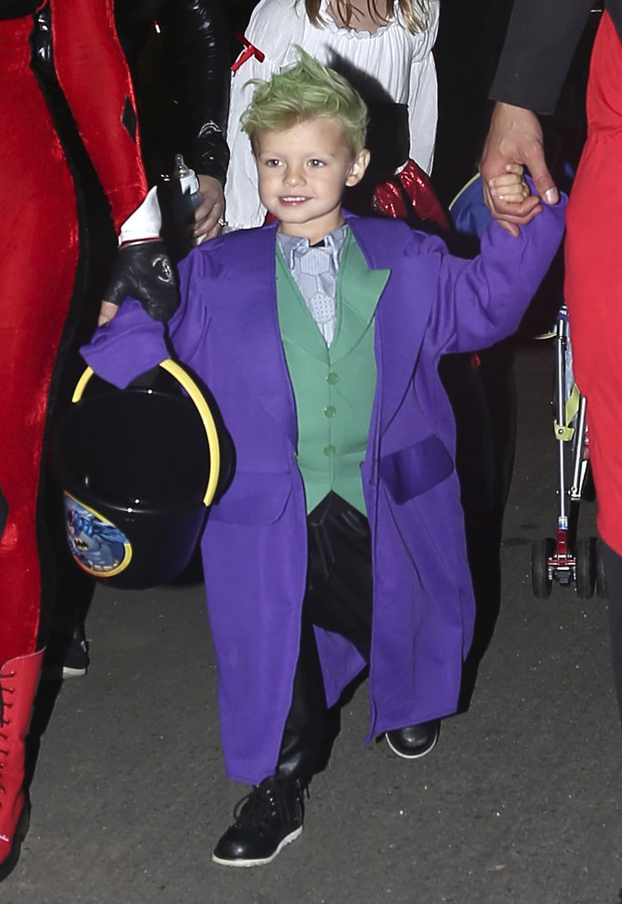 Su hijo se vistió de Joker.
