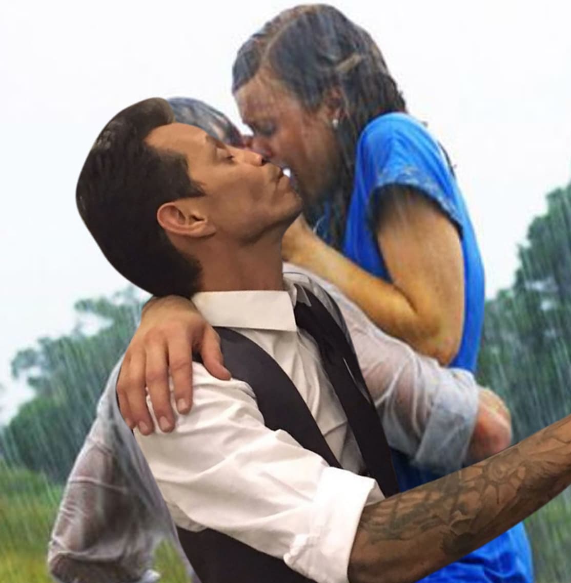 Y Marc quedó plasmado en infinidad de memes, como este de 'The Notebook'.