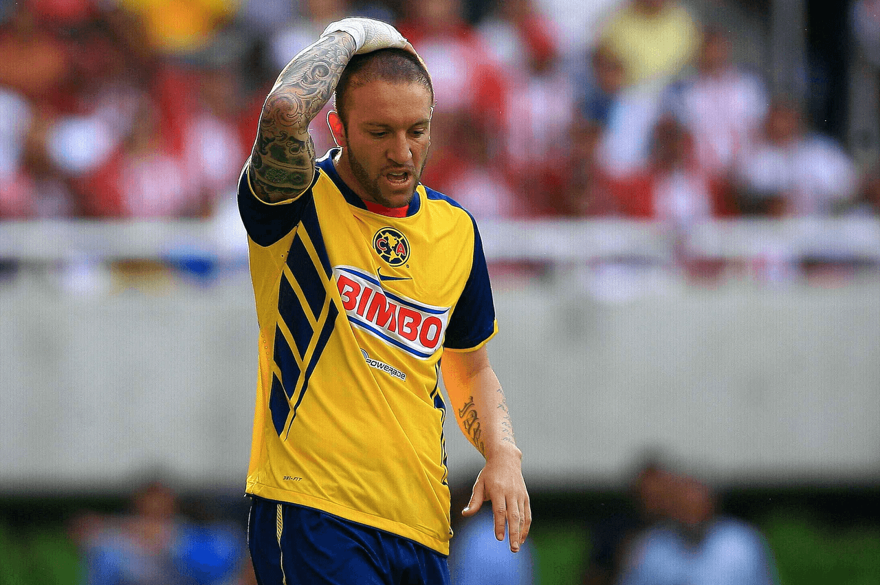 Matías Vuoso entró de cambio por parte de los azulcremas, pero tampoco pudo evitar la derrota.