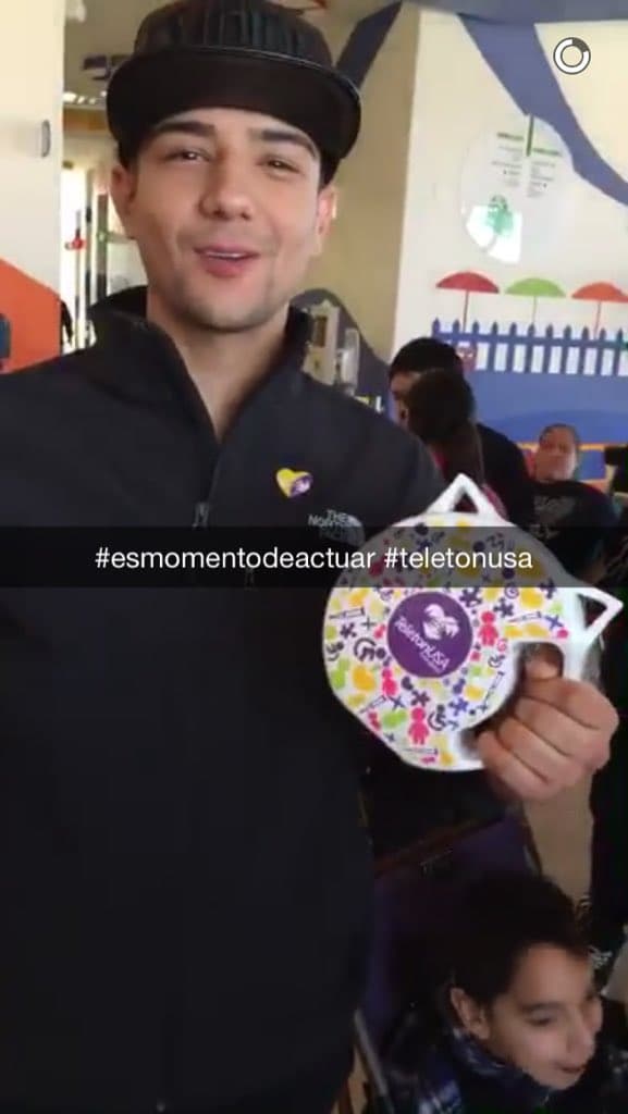 Luis Coronel no se quiso quedar atrás para apoyar al Teletón.