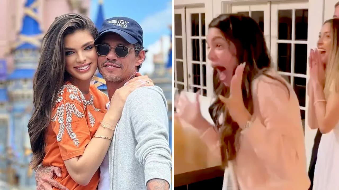 Marc Anthony hizo gritar a Nadia Ferriera, pero por esta sorpresa