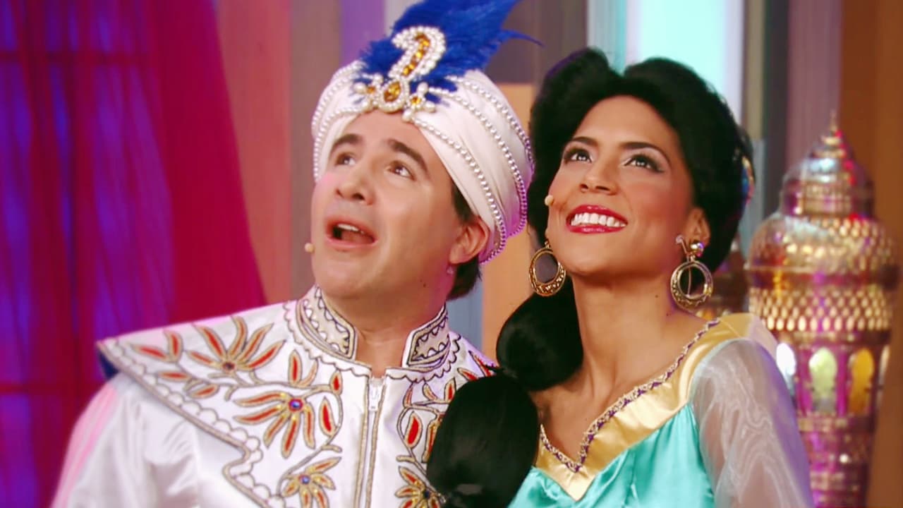 Convertidos en Aladdin y Jazmine, ellos nos deleitaron con su voz.