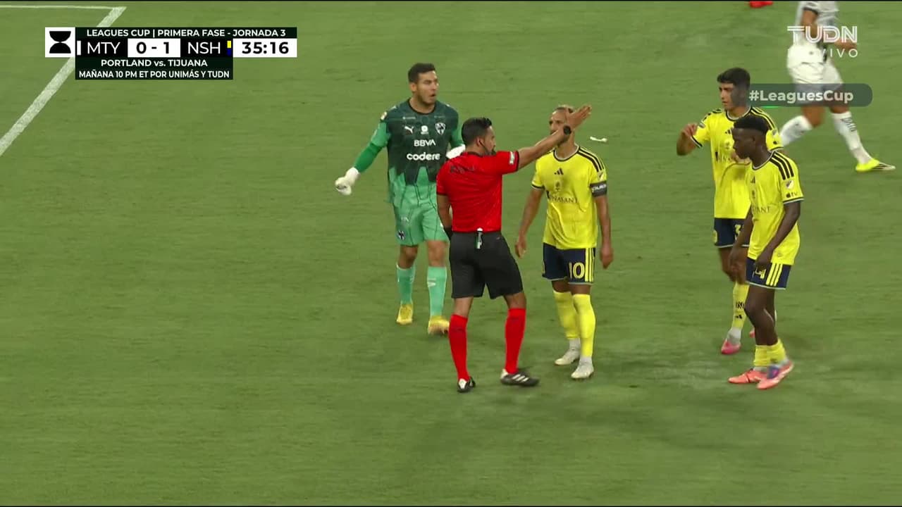 ¡Le anulan el segundo al Nashville por mano! ¿Bien sancionado?