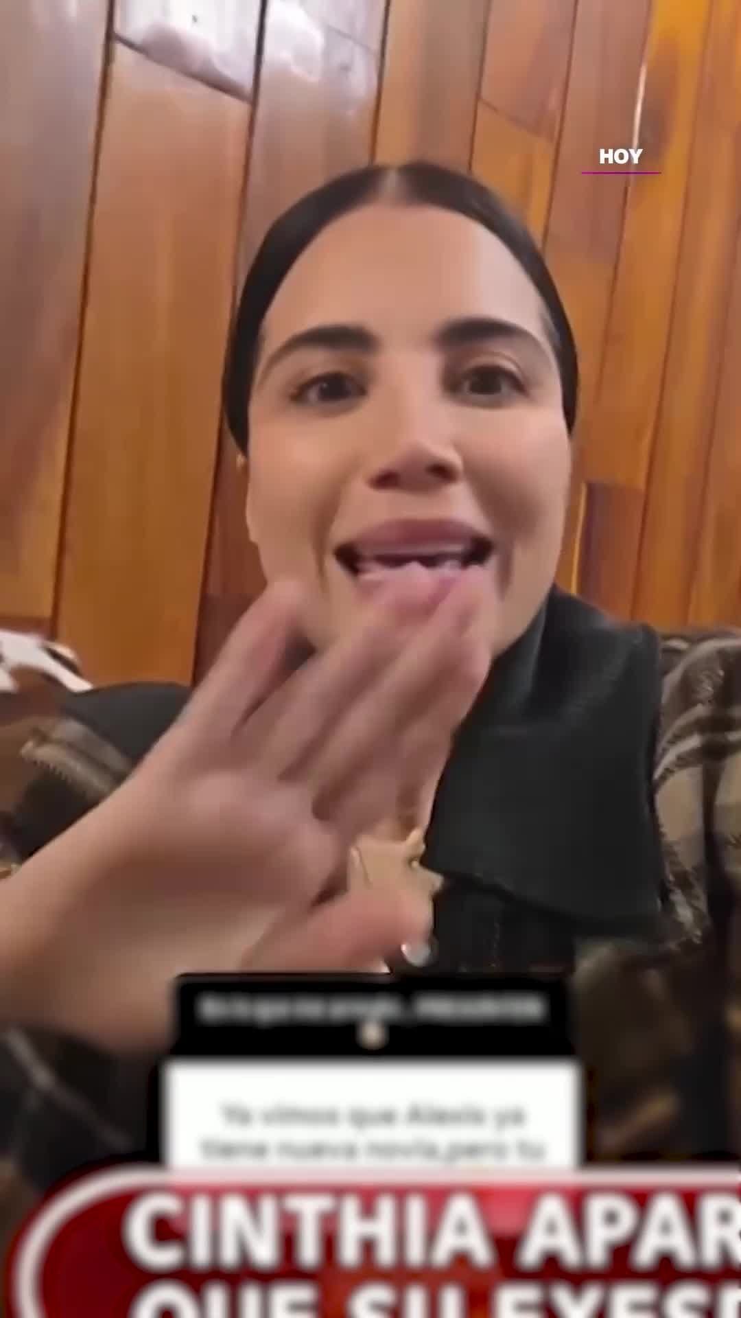 "YO LOS PRESENTÉ": Cinthia Aparicio REACCIONA al nuevo romance de su ex Alexis Ayala