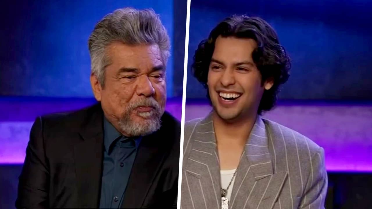 Xolo Maridueña y George López hablan de la "familia realmente latina" en la película 'Blue Beetle'