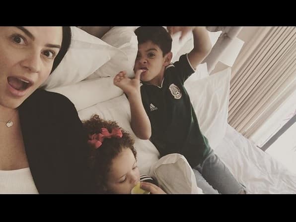 Aunque Ávila es madre de 
<b>Érik</b>, de 5 años, y 
<b>Lidia</b>, de 3, también mencionó que ya no planea tener más hijos.