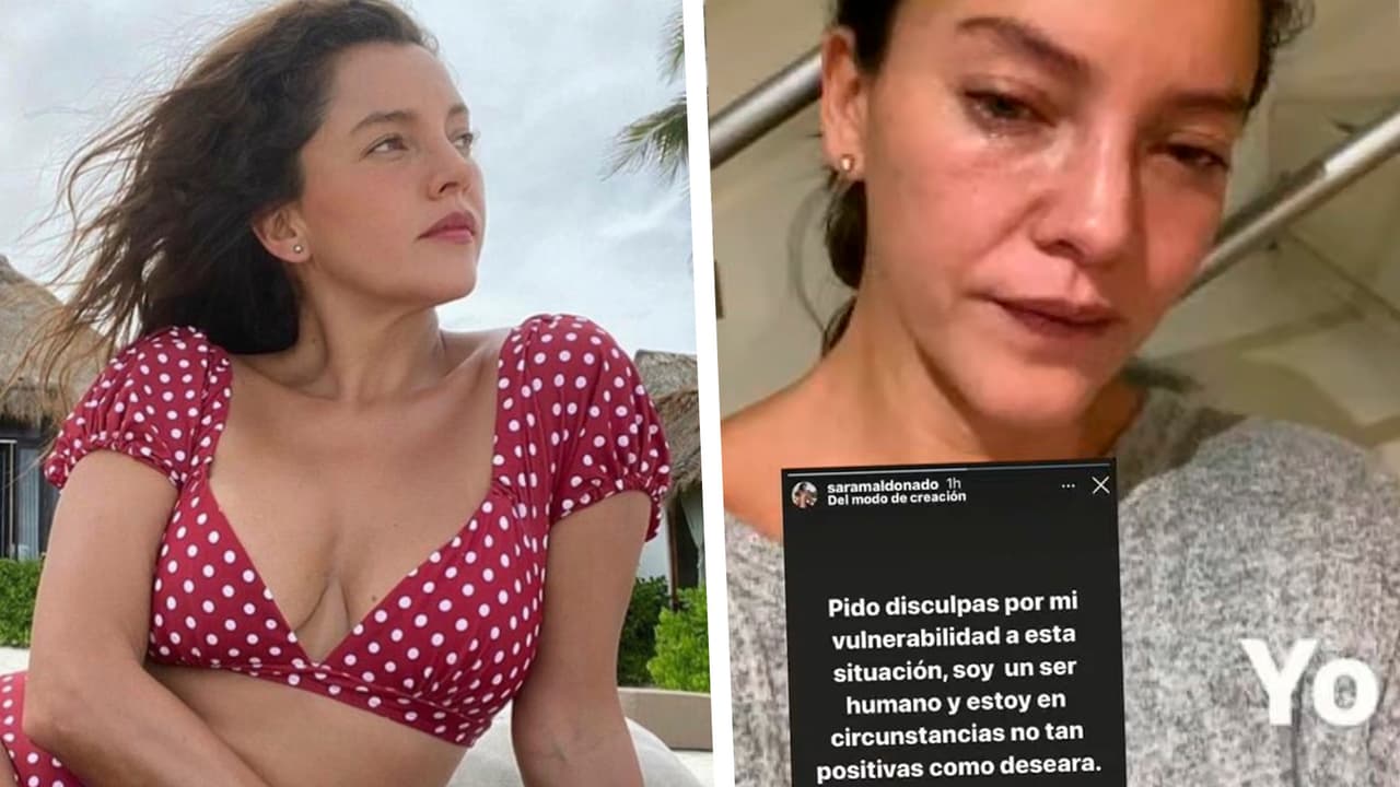 La actriz Sara Maldonado exhibe infidelidad de su novio después de sufrir un aborto espontáneo