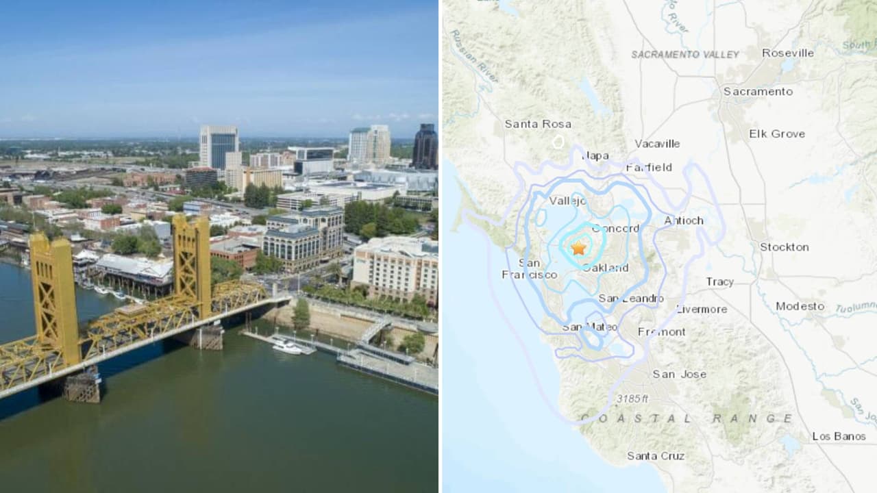 Sismo en el Área de la Bahía despierta a residentes en Sacramento