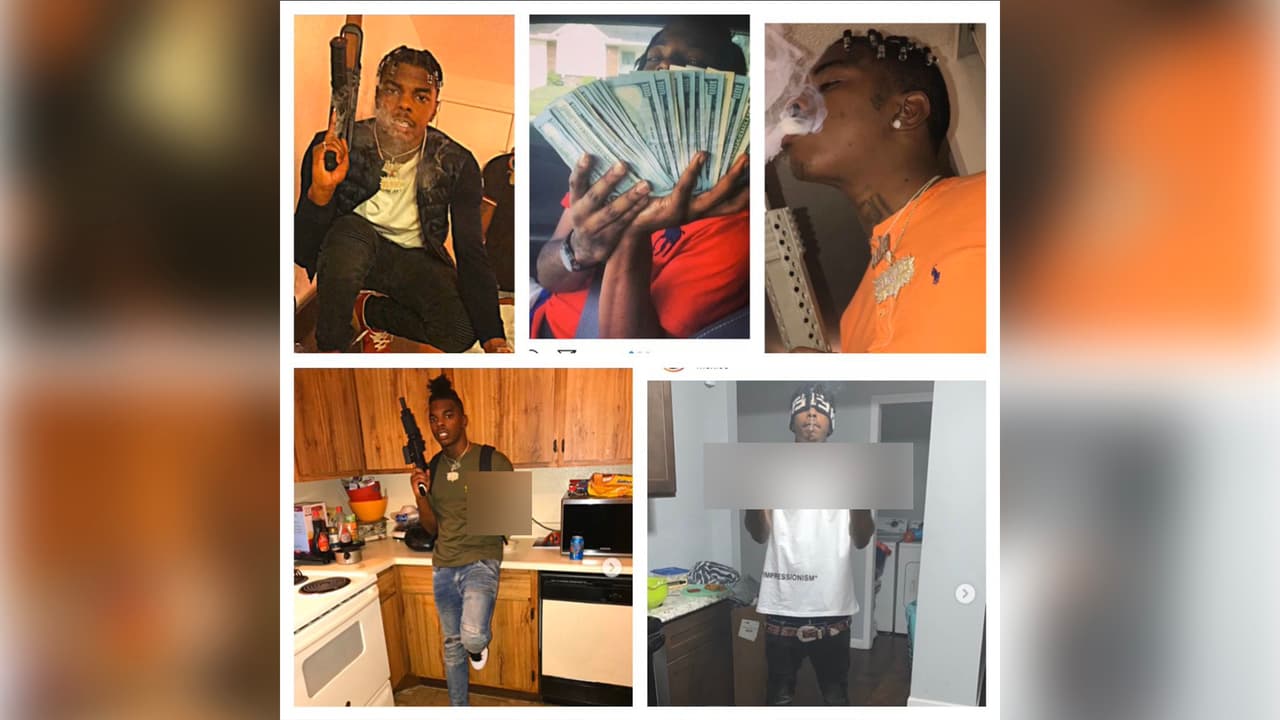 El sospechoso portaba rifles, dinero y mostraba señales obscenas con sus dedos.