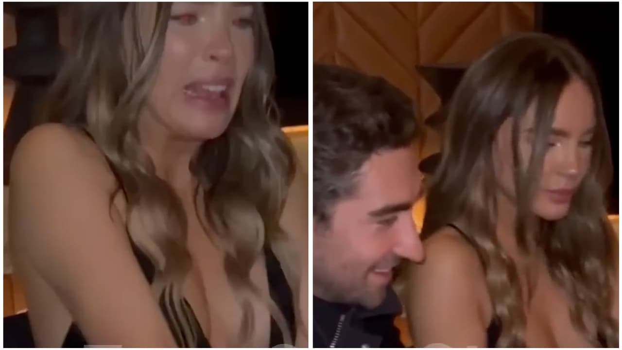 Belinda grita aterrorizada al comerse tremendo alacrán frente a su supuesto nuevo amor