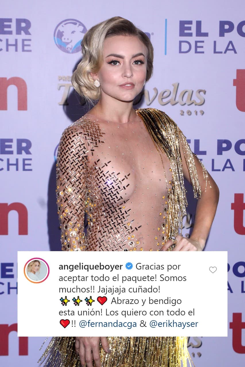 Pero también felicitó Erik, a quien llamó “cuñado”.
<br>