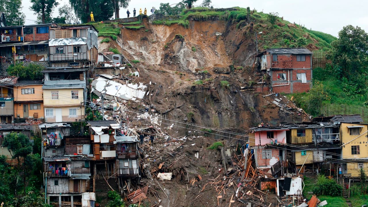 Nueva tragedia en Colombia: al menos 16 muertos por deslaves tras fuertes lluvias