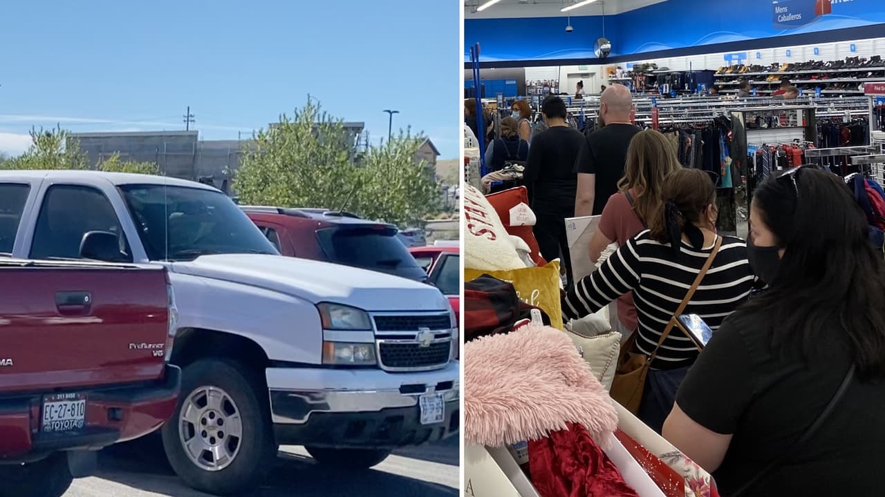 Las placas de Sonora y Sinaloa en los estacionamientos de centros comerciales y las filas en las tiendas hacen sentir la presencia de los mexicanos en el sur de Arizona.