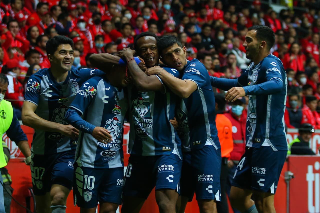 Pachuca goleó al Toluca en el Estadio Nemesio Diez por 1-5 en la Final de ida del Apertura 2022 de la Liga MX.