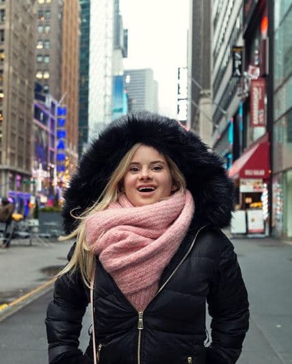 "¡Me encanta New York! Gracias a todos por sus mensajes y por apoyarme en mi sueño".