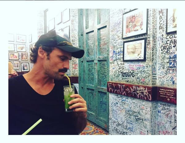 Iván se tomó un delicioso mojito en uno de los bares más representativos de Cuba.