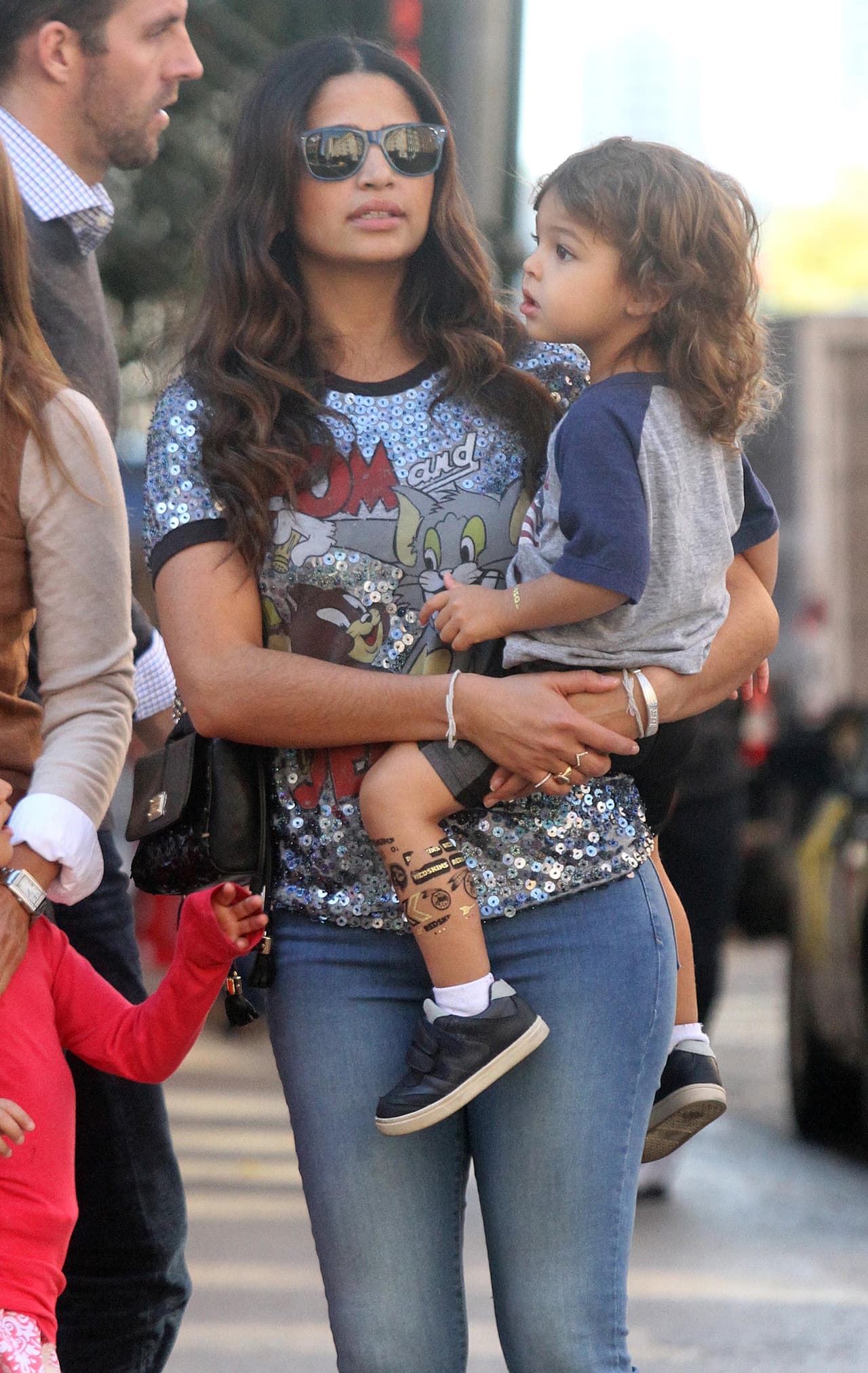 Camila Alves y sus hijos con Matthew McConaughey