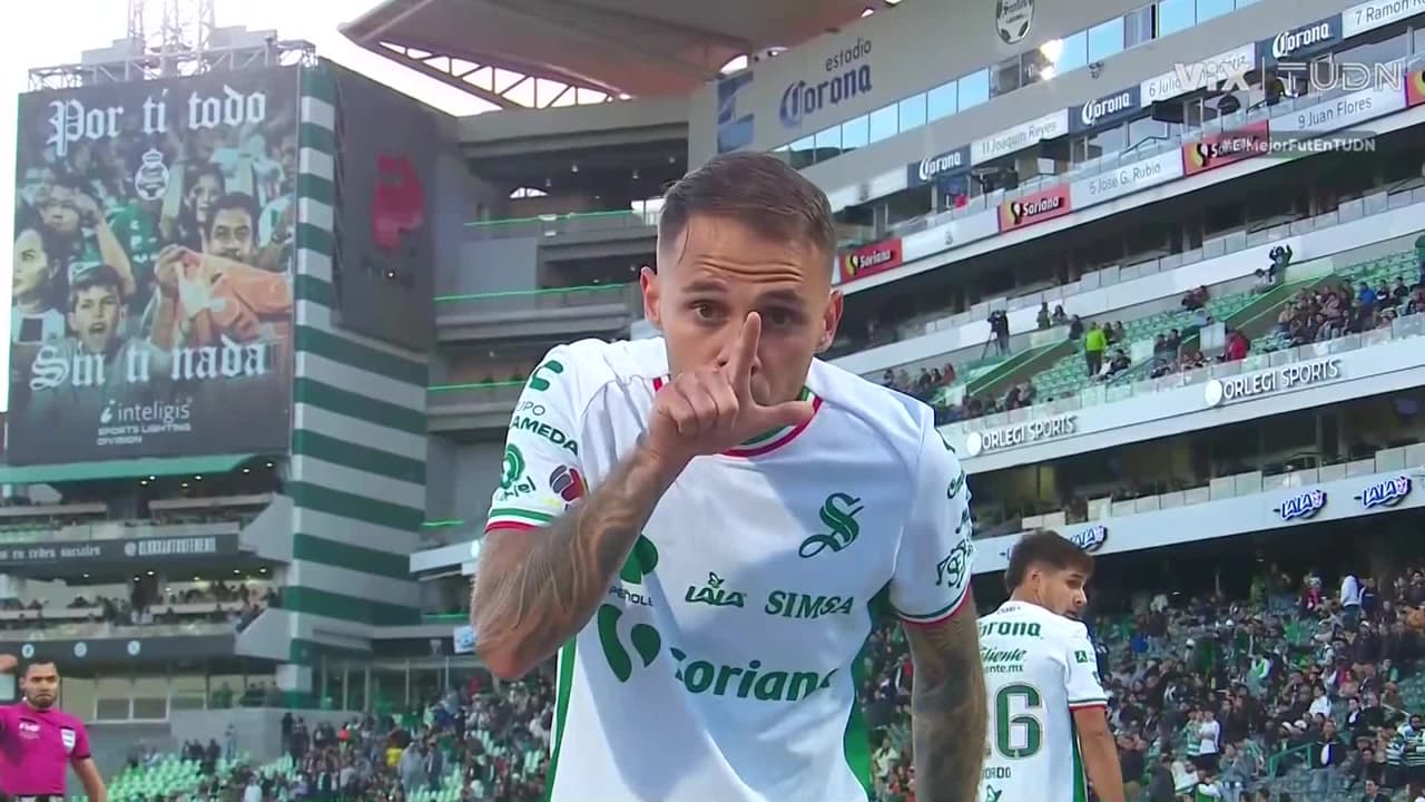 ¡Responden rápido! Penal y gol de Villalba para Santos