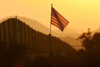 La frontera entre México y Estados Unidos.