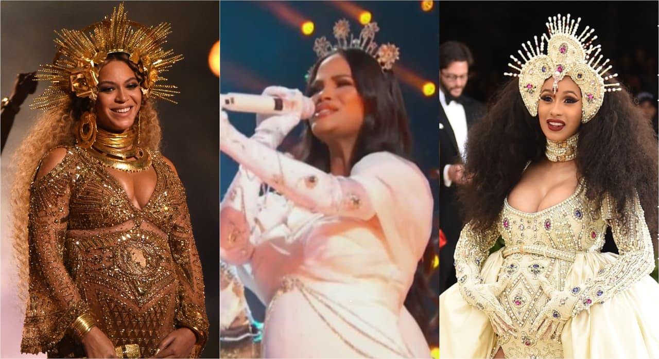 Natti Natasha anunció su embarazo como Beyoncé, Cardi B y otras reinas de la música