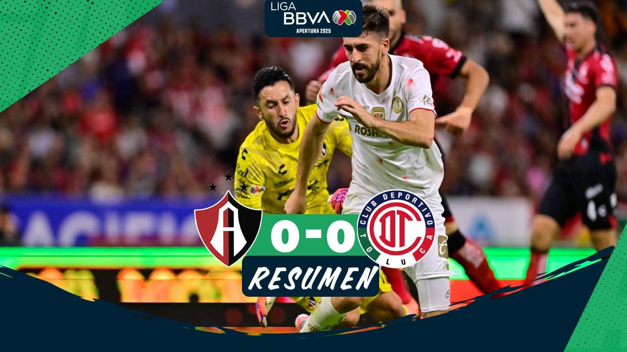 Atlas y Vargas le quitan el liderato general a Toluca 