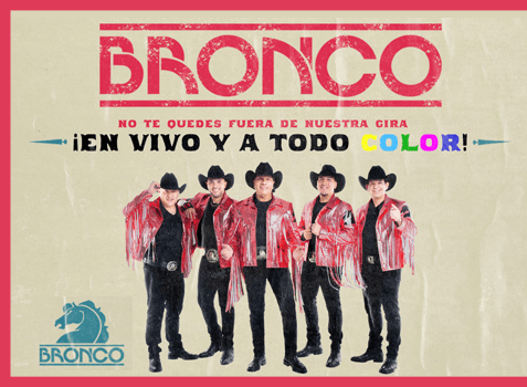 Gana boletos al concierto de Bronco