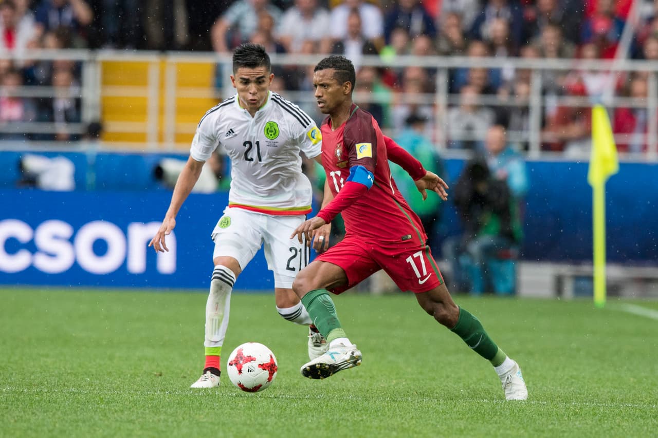 Ante la ausencia de CR7, Nani asumió más protagonismo en Portugal, pero sin lograr eficiencia.