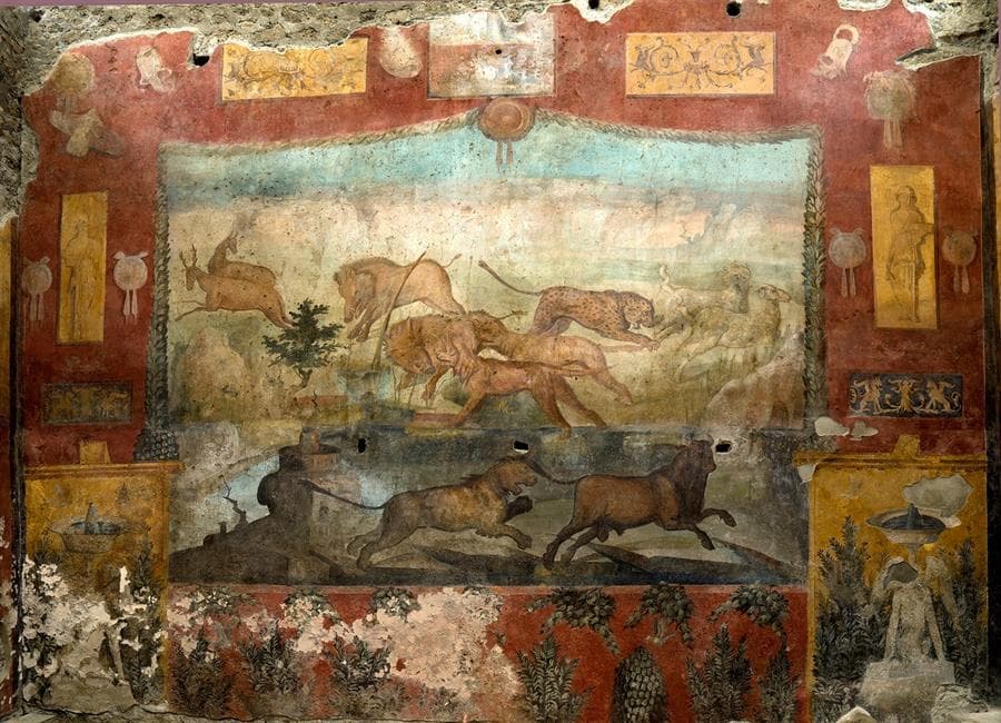 El Parque Arqueológico de Pompeya, ubicado al sur de Italia, informó que ha restaurado un
<b>hermoso fresco de grandes dimensiones</b> del último período de ocupación de la ciudad, el cual posee motivos egipcios. La pieza está situada en el jardín de la casa de un magistrado de la Antigua Roma.