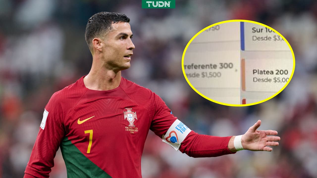 Filtran precios de entradas para juego de CR7 en el Azteca 