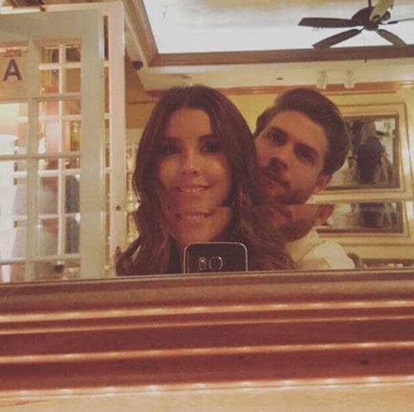 Paulina compartió esta foto hace unos días: "#TB #LA con este guapo.... Súper copado y re lindo... Panchi te quiero por siempre... Mi gran compañero y amigo...AJIJO".