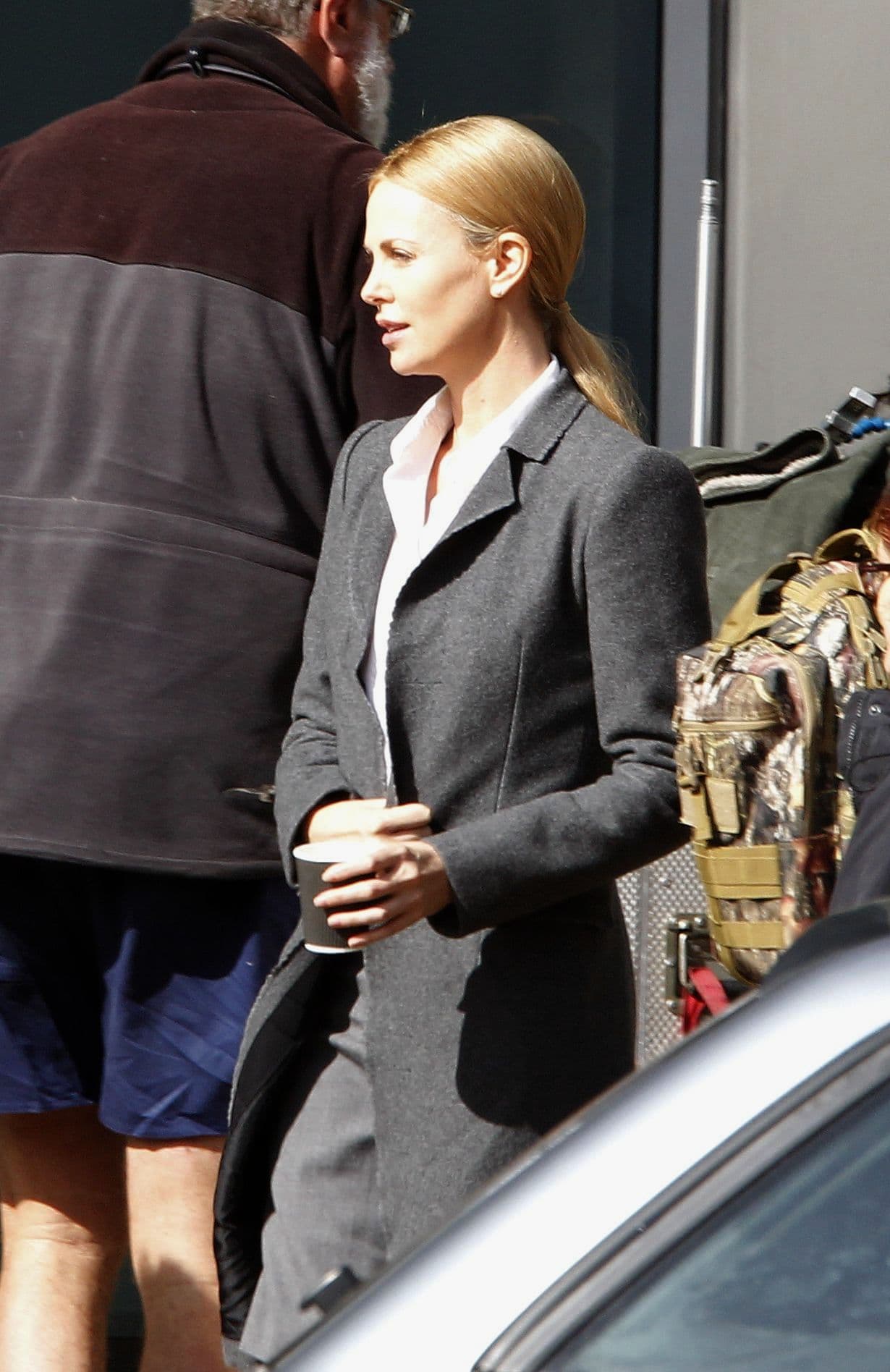 Charlize y Sean iniciaron junto un proyecto cinematográfico.