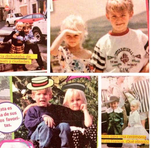 Angelique ha sido muy cercana a su hermano Arnaud desde su infancia.