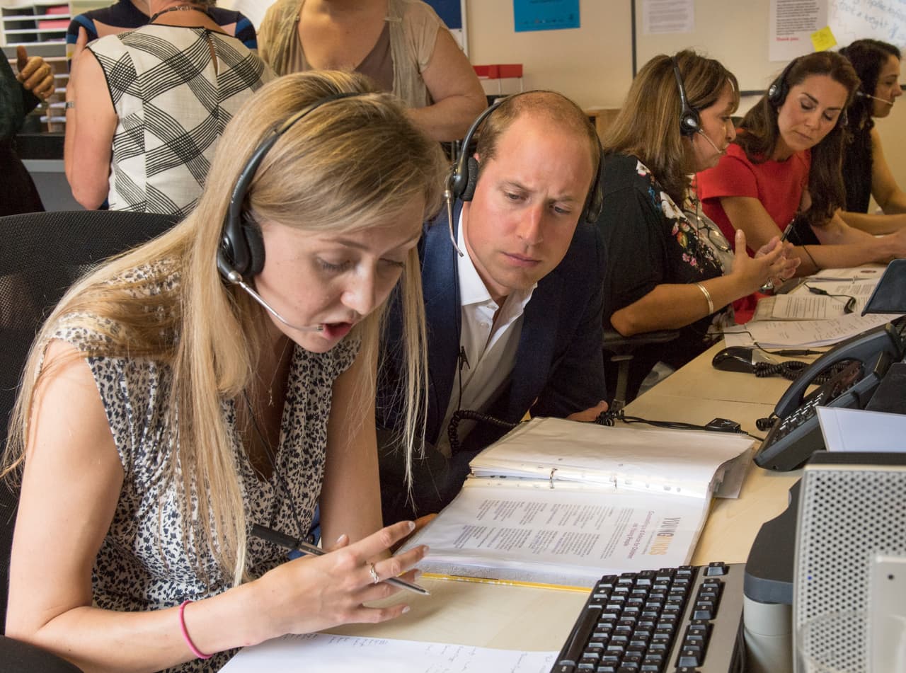 William estaba un poco receloso, porque declaró que "se pone a llorar fácilmente" con las historias de la gente.