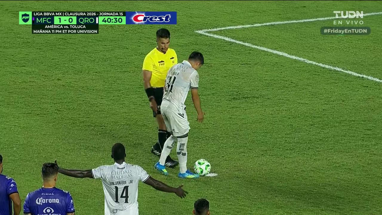 ¡GOL!  anota para Querétaro. Alí Ávila
