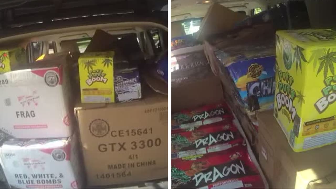 Acusan a empleada de robar más de $14,000 en fuegos artificiales para revenderlos