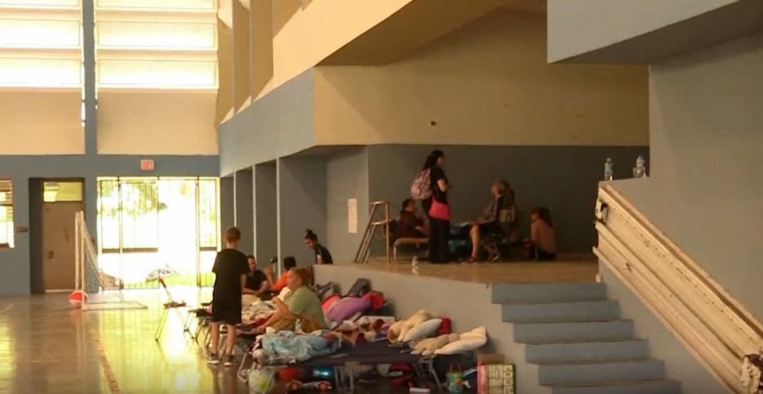 21 familias buscan refugio en escuela de Utuado