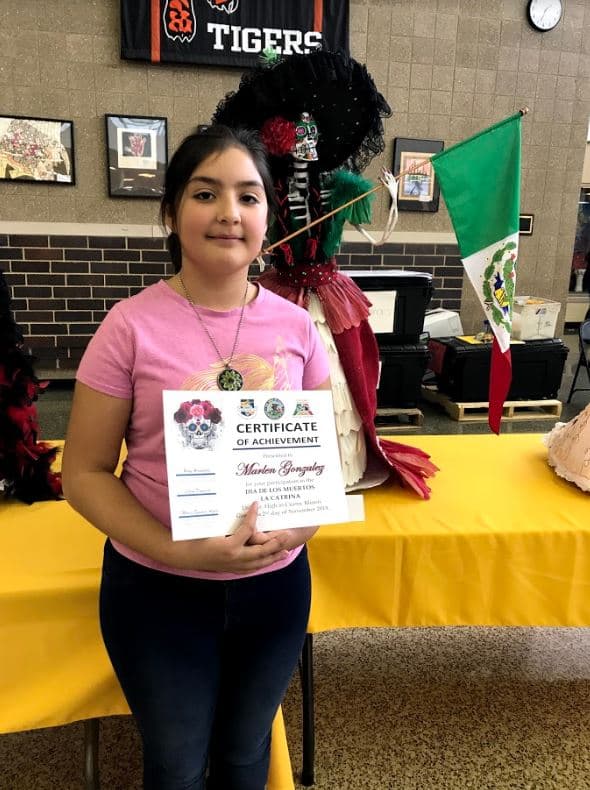 Marlen Gonzalez de la secundaria Unity High.