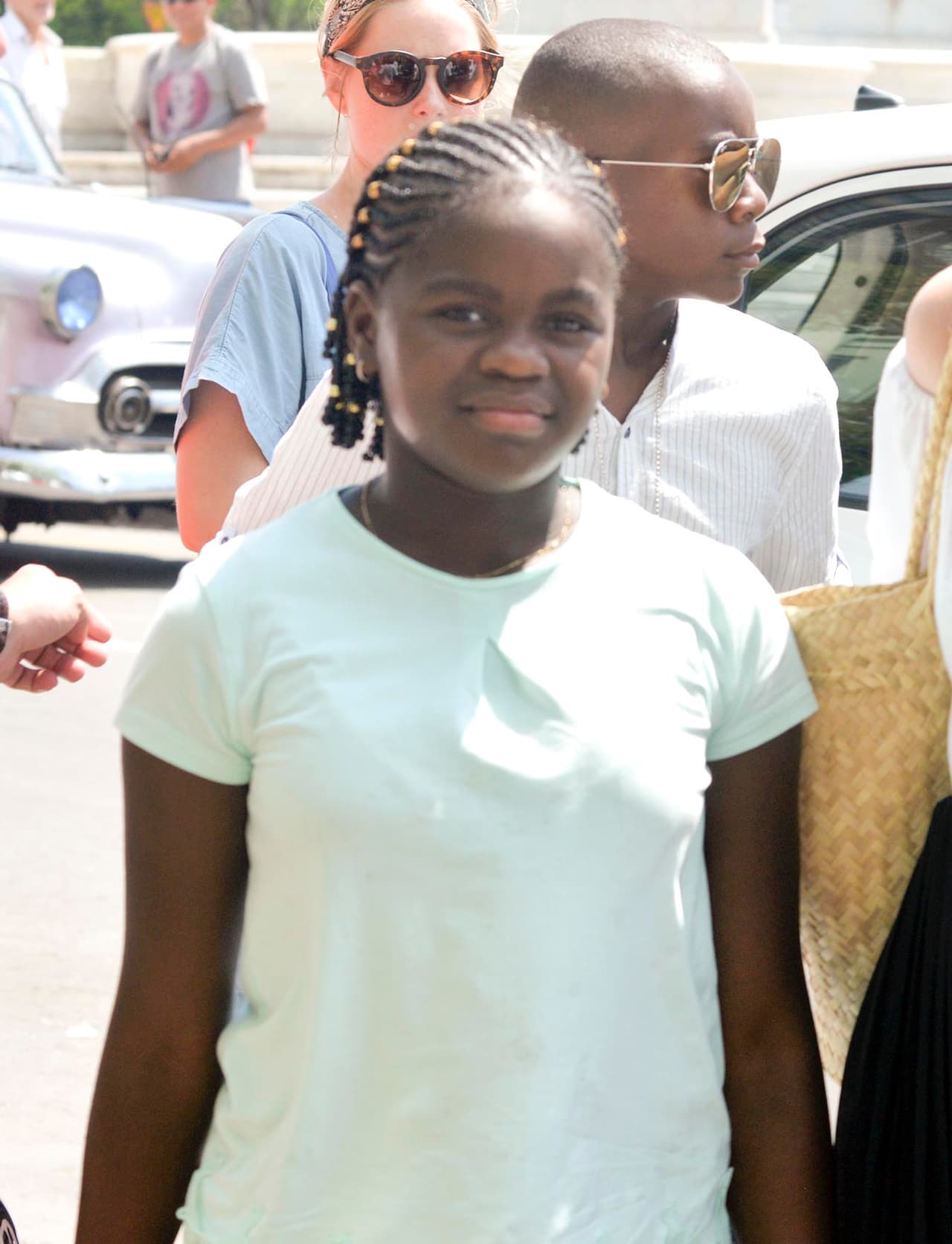 Su hija Mercy James estuvo en el paseo.