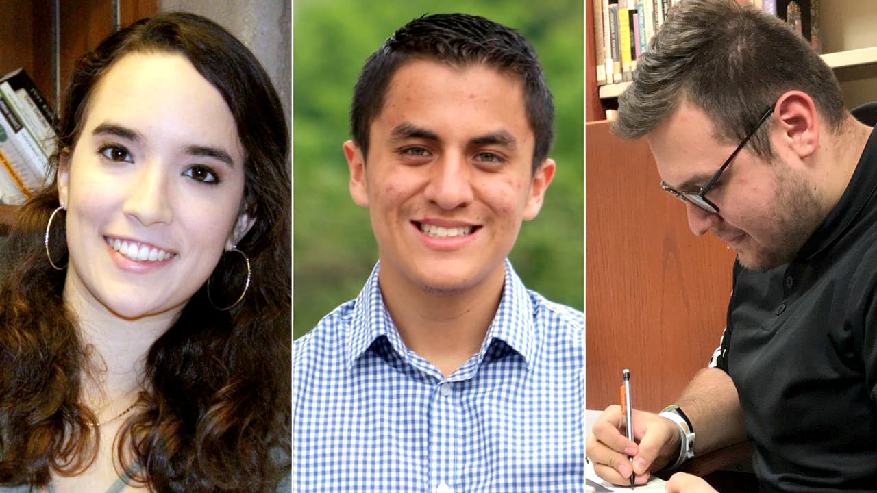 Tres jóvenes hispanos cuentan cómo buscaron consejo para elegir carrera universitaria