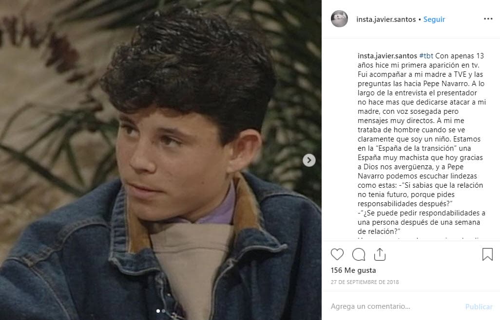 Siendo un niño, trataba de buscar a su padre a través de los medios de comunicación sin obtener respuesta por parte del cantante.
<br>