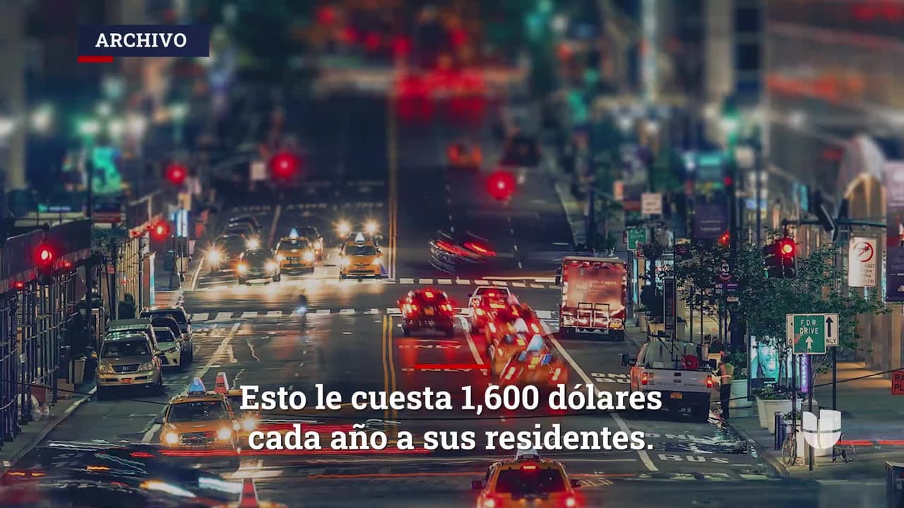NYC es la ciudad con la peor congestión de tráfico de Estados Unidos, indica un estudio 